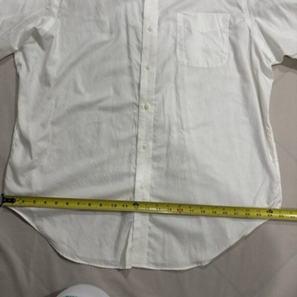 Lauren Ralph Lauren Classic Fit White Dress Shirt – Non-Iron, 17.5 / 34–35 - Picture 4 of 8